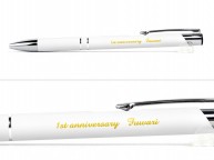 オリジナルボールペン印刷実例【ふわり様】