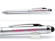 タッチペン付ビジネスペンへ名入れ【健秀会様】