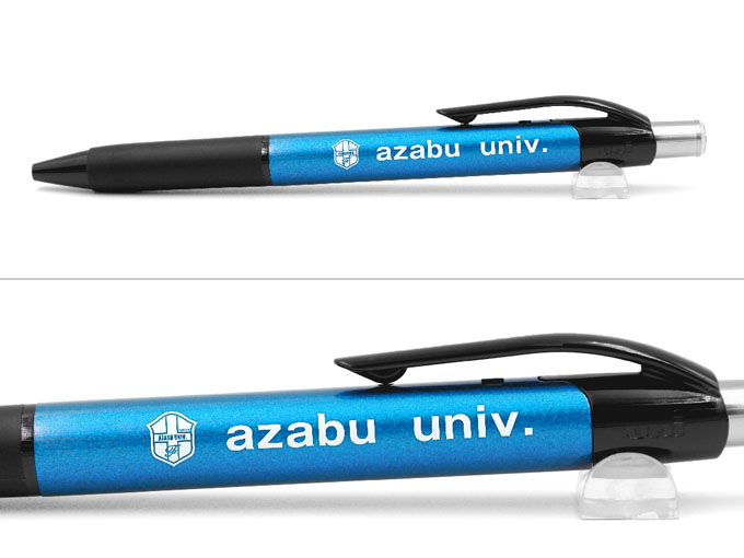 ユニボールR:E　0.5mm　メタリック塗装へ名入れ　【azabu univ.様】