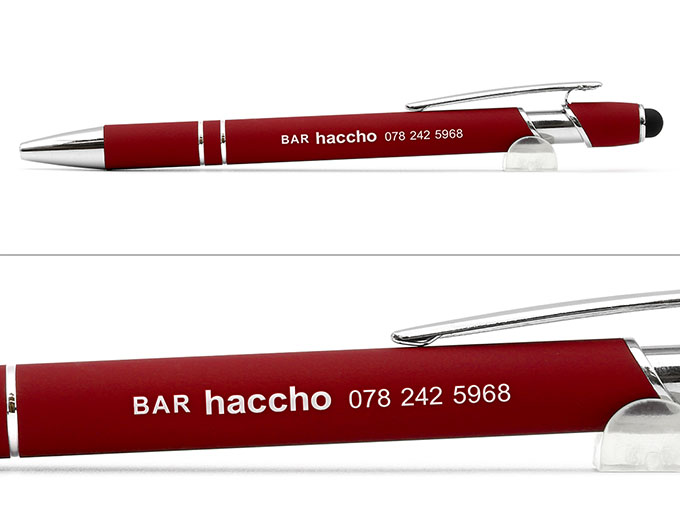 タッチペン付きメタリックONE-DX　0.7mmへ名入【BAR  haccho様】