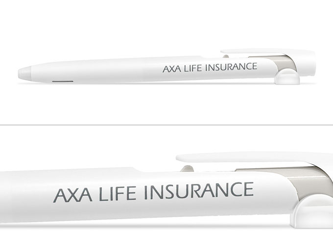 ブレン　0.7mmへ名入れ【アクサ生命保険株式会社様】