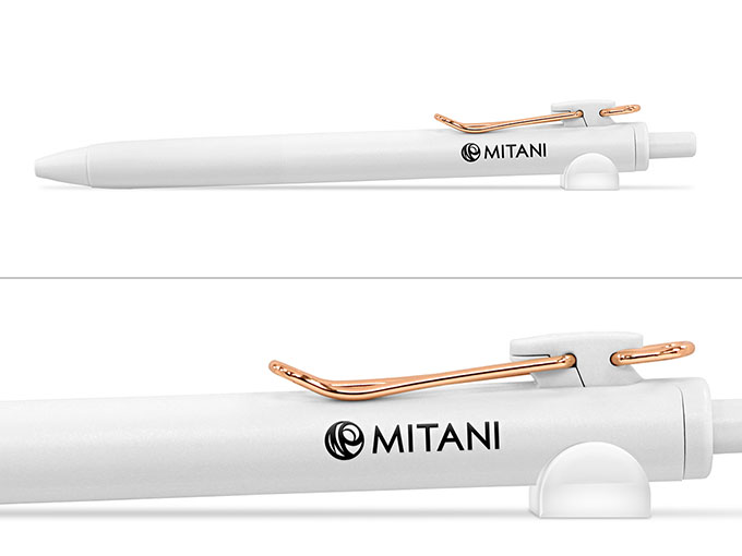 ユニボールワン　ローズゴールドver.　0.5㎜へ名入れ【株式会社三谷バルブ様】