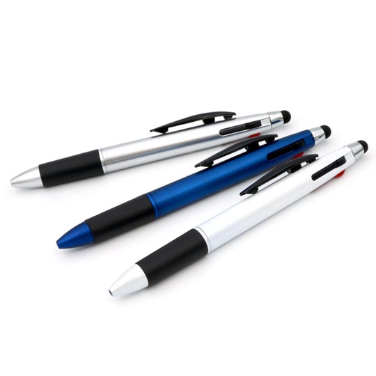 名入れボールペン｜タッチペン付き3色ボールペン　0.7mmの商品画像その2