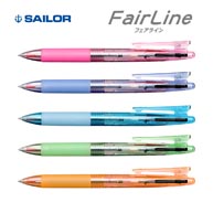 名入れボールペン｜フェアライン2　（2色インク）　0.7mm　クリップカラークリア