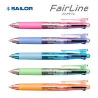 名入れボールペン｜フェアライン3　（3色インク）　0.7mm　クリップカラークリア